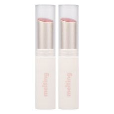 MERZY 亮澤融彩潤唇膏, 添加摩洛哥堅果油 滋潤保濕, GL3 暖棕紅, 4g, 2支