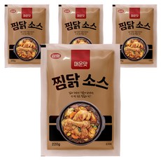 SAMHWA 辣味燉雞醬, 220g, 4個