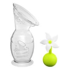 Haakaa 第二代小花真空吸力 150ml 矽膠集乳器, 白色, 1組