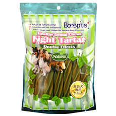 Boneplus 六星雙效草本潔牙棒 360度旋轉清潔 深度清潔 超Q彈材質 增加咀嚼次數, 軟骨, 300g, 1包