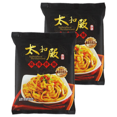 太和殿 麻辣拌麵, 獨家一品辣醬秘方, 黃金麥穗製成手工麵體, 份量十足鹹香美味, 2包