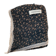 Muzen 女用花卉圖案亞麻圍巾