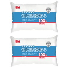 3M 健康防蟎枕心 標準型, 白色, 2個
