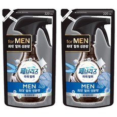 febreze 風倍清 織物除臭劑 男性專用 酷爽水漾香氛 補充包, 320ml, 2個