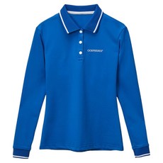 Gospheres 女款 TWO TONE COLLAR LONG SLEEVE POLO SHIRT PW2FLT23