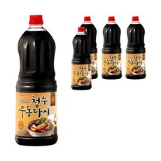 청수식품 우동다시 소스, 1.8L, 5개