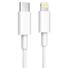 Neon 台灣霓虹 Type-C公轉Lightning公 PD快充線 20W, 1個, 1m, 白色