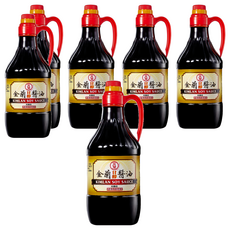 金蘭 甘醇醬油, 1.5L, 6瓶