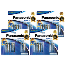 Panasonic 台灣公司貨 Evolta 鈦元素鹼性電池 4號, 10顆, 4組