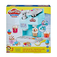 Hasbro 孩之寶 Play-Doh 培樂多 廚房系列遊戲組, 繽紛咖啡機, 284g, 1組