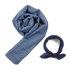 woojooi 兒童輕柔素色絲巾 + 圍巾 2件組