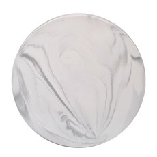 北歐風 大理石紋陶瓷餐盤墊-10吋圓形, 白色 + 灰色, 10吋, 1入