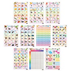 小手壁掛圖10件組, 參考詳細說明, 格林奇茲