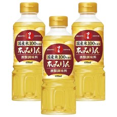 日之出 釀造日出本味醂, 100% 國產米使用, 400ml 酒類調味料, 3瓶