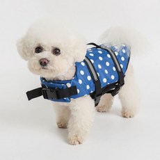 DING DONG PET 狗狗史迪奇救生衣, 鈴鐺藍色