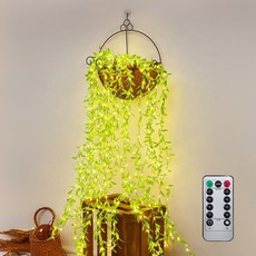 21C Trend USB LED 人造葉藤蔓燈飾, 燈泡色, 1個