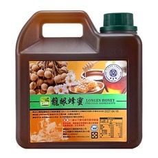 彩花蜜 台灣國產蜂蜜 龍眼蜂蜜, 1.2kg, 1罐