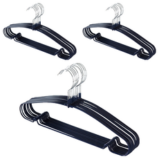 Nature Living 防滑衣架, 深藍色, 30入