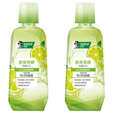 DARLIE 好來 無酒精 酷爽青檸漱口水, 500ml, 2瓶