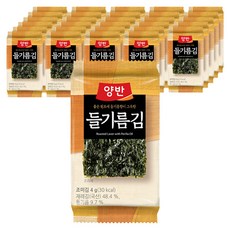 Dongwon 東遠 Yangban 兩班 紫蘇油海苔 餐桌, 80g, 4個