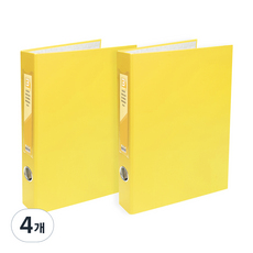 투코비 도노 D링 바인더 3공 A4 3cm, 4개, 노랑