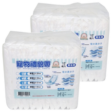 寵物夢工廠 寵物紙尿褲 禮貌帶 男生用 320g, M(腰圍30~38cm), 12片, 2包