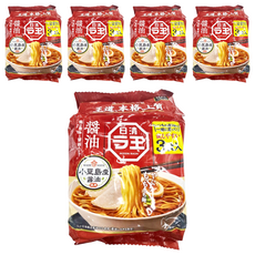 NISSIN 日清 麵王 醬油風味, 3人份, 5袋