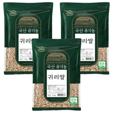 두보식품 국산 유기농 귀리, 1kg, 3개