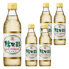 KONG YEN 工研 糯米醋 600ml 糯米釀造 酸度4.5%以上, 5瓶