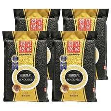 皇家穀堡 莊園黑米 台灣特級品種, 1kg, 4包