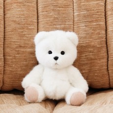테디테일즈 레나베어 인형 XS, 15cm, 화이트, 1개