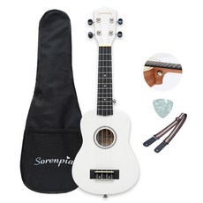 Soren Pia練習入門用烏克麗麗 白色 SP-70, 1個, 高音