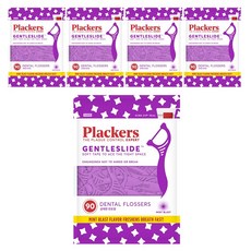plackers 派樂絲 溫和滑動牙線, 90入, 5個