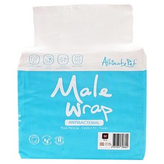 Altimate Pet 粉安心禮貌帶 高效吸收 防止滲漏 濕度指示器 9片, M(61 x 20.5cm), 1包