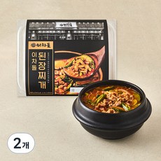 마이셰프 이차돌 된장찌개 1~2인분, 380g, 2개