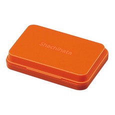 Shachihata 寫吉達 油性印台, 橘色, 1個