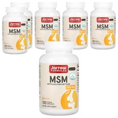 Jarrow FORMULAS 賈羅公式 MSM素食膠囊, 100顆, 6罐
