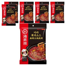 하이디라오 마라훠궈 소스, 220g, 6개