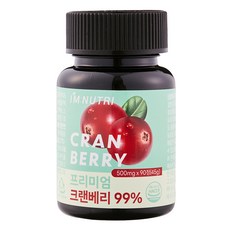 imnutri 優質蔓越莓錠 45g, 1個, 90錠