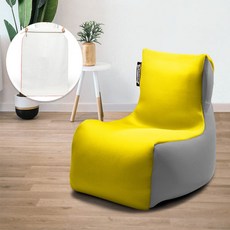 보니타 너도나도빈백 M103 + 세탁속지, 옐로우 그레이