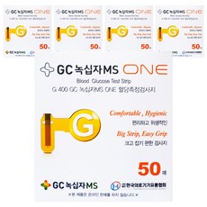 GC녹십자MS G 400 ONE 혈당측정검사지, 5개, 50개입