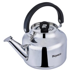MiyAco 米雅可 品味316不銹鋼笛音茶壺 MY-6345 4.5L, 銀色, 1個