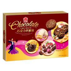 義美 巧克力華爾滋 387g, 1盒
