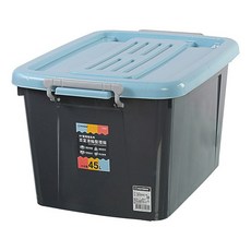 KEYWAY 聯府 百富滑輪整理箱 BF-451 45L, 藍色, 1個