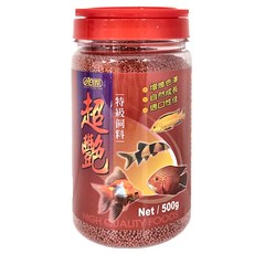 ISTA 伊士達 超艷特級飼料 小粒 上浮型 增進色澤 自然成長 適口性佳 500g, 1瓶