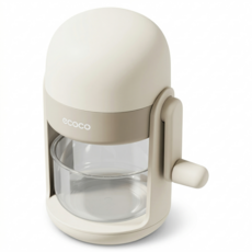 ecoco 意可可 刨冰機 標配, 刨冰機 + 雙色冰盒, 1個, 象牙白