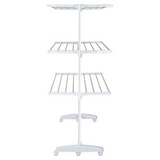 Chungwon Living 6層實用型曬衣架, 白色