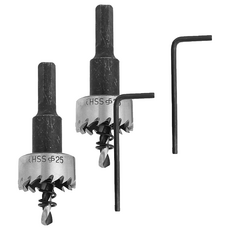 鐵工用 HSS 開孔器 穴鑽 25mm, 2個