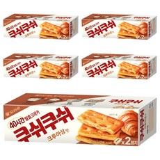 ORION 好麗友 千層酥打餅乾 可頌風味, 65.6g, 5盒