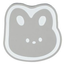 구스페리 동물 미러 스마트톡, 06 하양토깽이, 1개